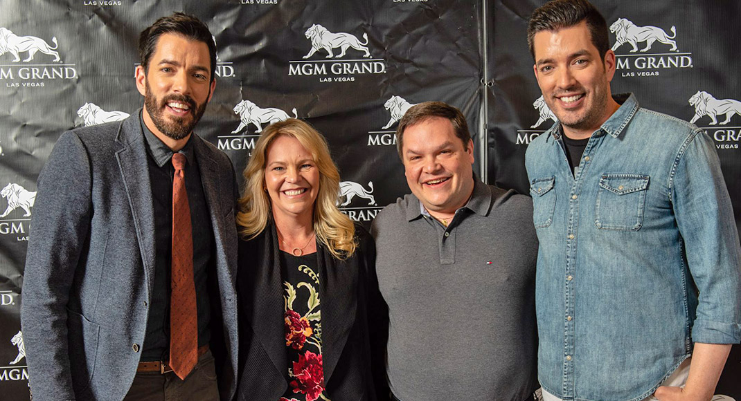 Guy Barretta with the Property Brothers